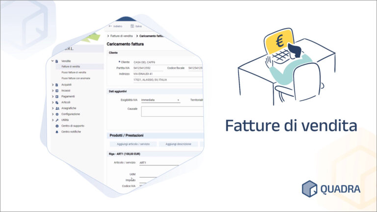 esempio fattura quadra: programma fatturazione elettronica